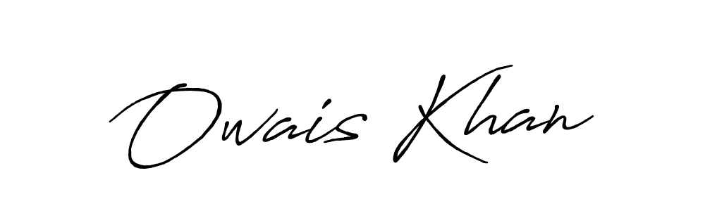 Also we have Owais Khan name is the best signature style. Create professional handwritten signature collection using Antro_Vectra_Bolder autograph style. Owais Khan signature style 7 images and pictures png