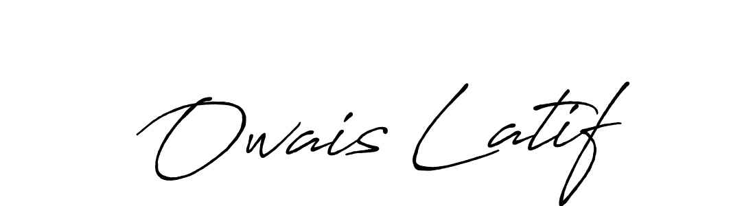 Also we have Owais Latif name is the best signature style. Create professional handwritten signature collection using Antro_Vectra_Bolder autograph style. Owais Latif signature style 7 images and pictures png