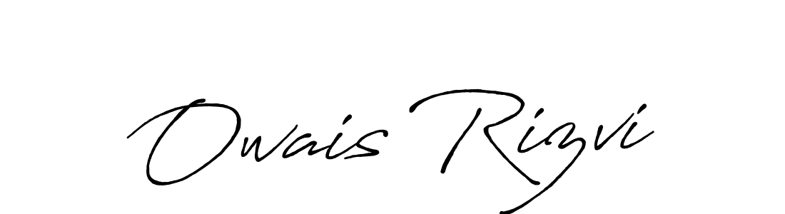It looks lik you need a new signature style for name Owais Rizvi. Design unique handwritten (Antro_Vectra_Bolder) signature with our free signature maker in just a few clicks. Owais Rizvi signature style 7 images and pictures png