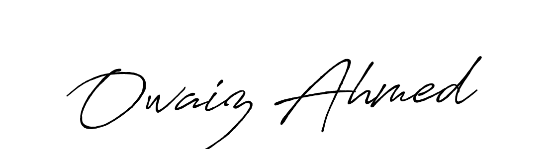 You should practise on your own different ways (Antro_Vectra_Bolder) to write your name (Owaiz Ahmed) in signature. don't let someone else do it for you. Owaiz Ahmed signature style 7 images and pictures png
