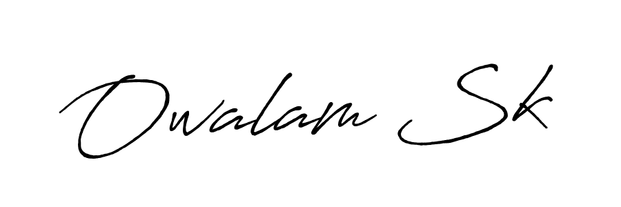 Antro_Vectra_Bolder is a professional signature style that is perfect for those who want to add a touch of class to their signature. It is also a great choice for those who want to make their signature more unique. Get Owalam Sk name to fancy signature for free. Owalam Sk signature style 7 images and pictures png