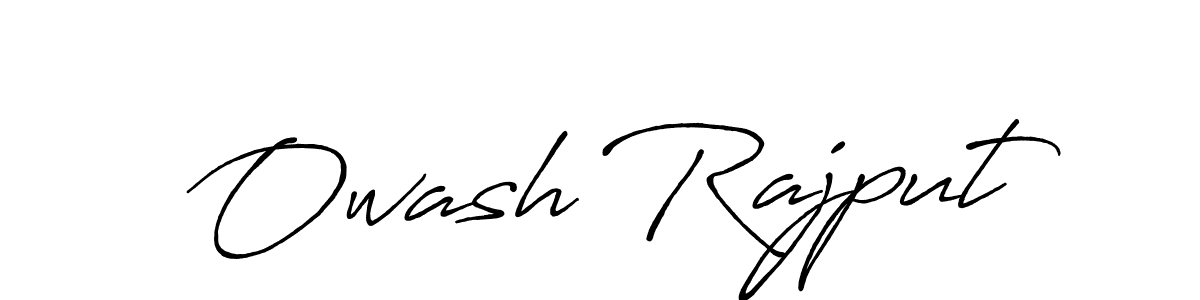 Also we have Owash Rajput name is the best signature style. Create professional handwritten signature collection using Antro_Vectra_Bolder autograph style. Owash Rajput signature style 7 images and pictures png