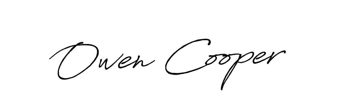 Also You can easily find your signature by using the search form. We will create Owen Cooper name handwritten signature images for you free of cost using Antro_Vectra_Bolder sign style. Owen Cooper signature style 7 images and pictures png