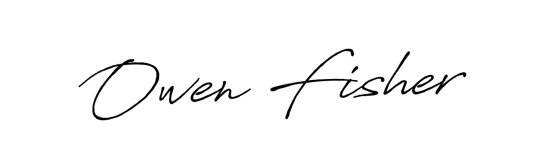 You should practise on your own different ways (Antro_Vectra_Bolder) to write your name (Owen Fisher) in signature. don't let someone else do it for you. Owen Fisher signature style 7 images and pictures png