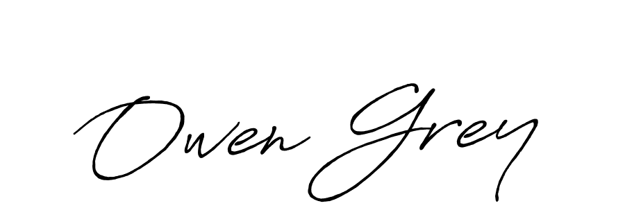 It looks lik you need a new signature style for name Owen Grey. Design unique handwritten (Antro_Vectra_Bolder) signature with our free signature maker in just a few clicks. Owen Grey signature style 7 images and pictures png