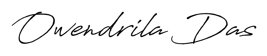 Practice writing Owendrila Das with the flow of Antro_Vectra_Bolder lettering. A fantastic source of inspiration for developing your personal signature style. Owendrila Das signature style 7 images and pictures png