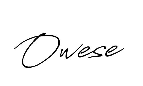 Create a beautiful signature design for name Owese. With this signature (Antro_Vectra_Bolder) fonts, you can make a handwritten signature for free. Owese signature style 7 images and pictures png