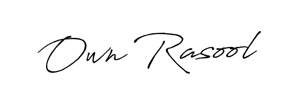 Once you've used our free online signature maker to create your best signature Antro_Vectra_Bolder style, it's time to enjoy all of the benefits that Own Rasool name signing documents. Own Rasool signature style 7 images and pictures png