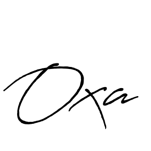 Make a beautiful signature design for name Oxa. With this signature (Antro_Vectra_Bolder) style, you can create a handwritten signature for free. Oxa signature style 7 images and pictures png