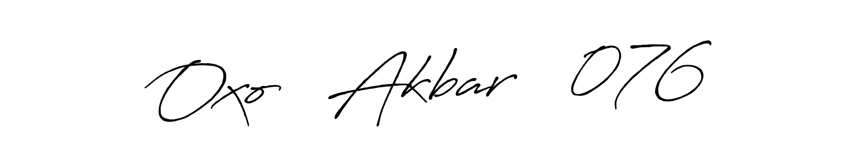 if you are searching for the best signature style for your name Oxo   Akbar   076. so please give up your signature search. here we have designed multiple signature styles  using Antro_Vectra_Bolder. Oxo   Akbar   076 signature style 7 images and pictures png
