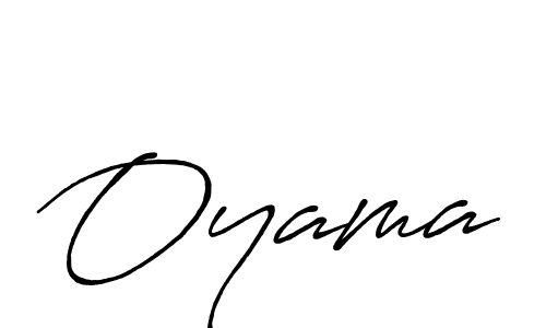 Use a signature maker to create a handwritten signature online. With this signature software, you can design (Antro_Vectra_Bolder) your own signature for name Oyama. Oyama signature style 7 images and pictures png