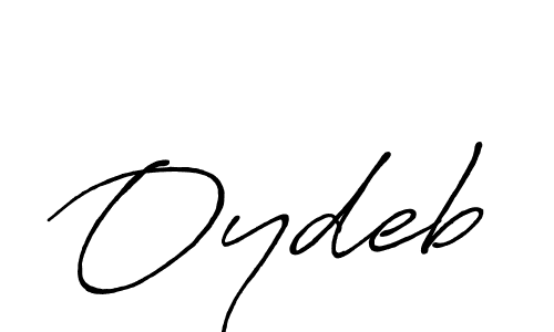 if you are searching for the best signature style for your name Oydeb. so please give up your signature search. here we have designed multiple signature styles  using Antro_Vectra_Bolder. Oydeb signature style 7 images and pictures png