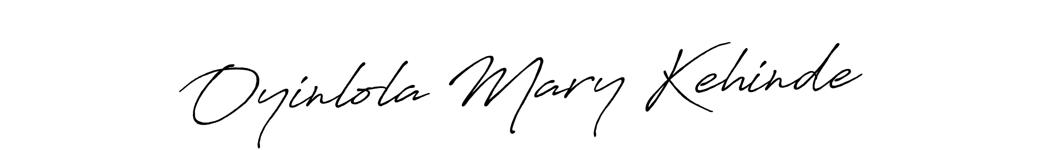 Create a beautiful signature design for name Oyinlola Mary Kehinde. With this signature (Antro_Vectra_Bolder) fonts, you can make a handwritten signature for free. Oyinlola Mary Kehinde signature style 7 images and pictures png
