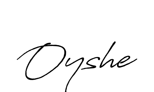 How to make Oyshe name signature. Use Antro_Vectra_Bolder style for creating short signs online. This is the latest handwritten sign. Oyshe signature style 7 images and pictures png