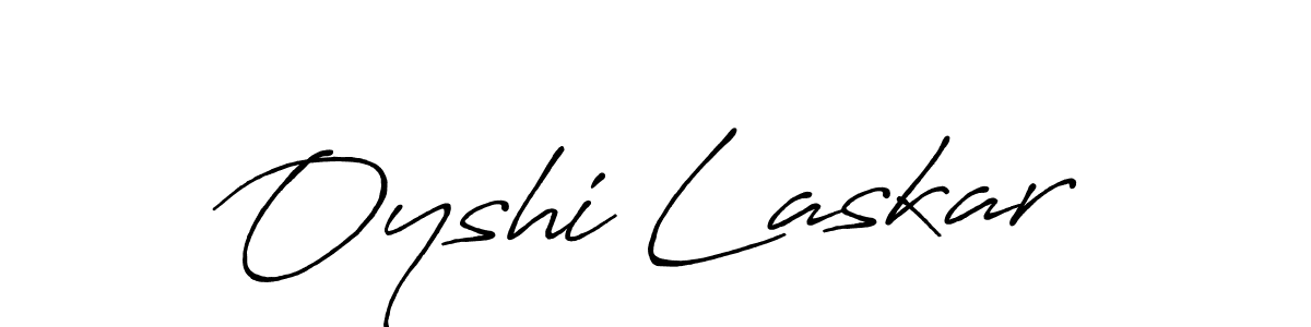 Design your own signature with our free online signature maker. With this signature software, you can create a handwritten (Antro_Vectra_Bolder) signature for name Oyshi Laskar. Oyshi Laskar signature style 7 images and pictures png