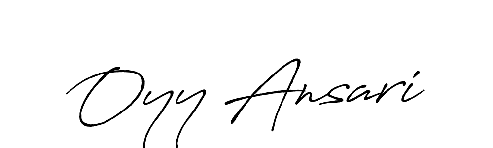 Antro_Vectra_Bolder is a professional signature style that is perfect for those who want to add a touch of class to their signature. It is also a great choice for those who want to make their signature more unique. Get Oyy Ansari name to fancy signature for free. Oyy Ansari signature style 7 images and pictures png