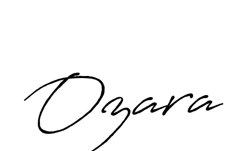 Make a beautiful signature design for name Ozara. With this signature (Antro_Vectra_Bolder) style, you can create a handwritten signature for free. Ozara signature style 7 images and pictures png