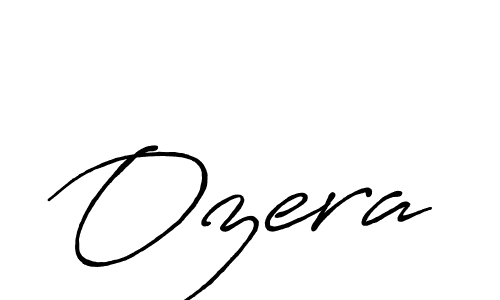 Create a beautiful signature design for name Ozera. With this signature (Antro_Vectra_Bolder) fonts, you can make a handwritten signature for free. Ozera signature style 7 images and pictures png