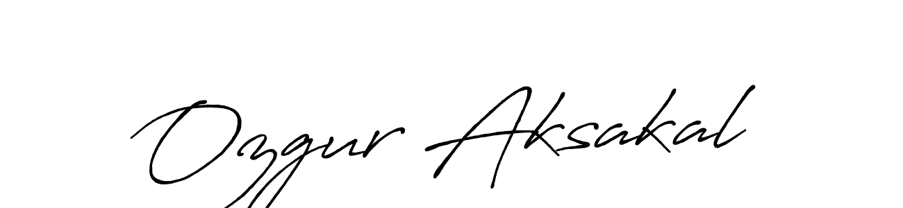 Antro_Vectra_Bolder is a professional signature style that is perfect for those who want to add a touch of class to their signature. It is also a great choice for those who want to make their signature more unique. Get Ozgur Aksakal name to fancy signature for free. Ozgur Aksakal signature style 7 images and pictures png