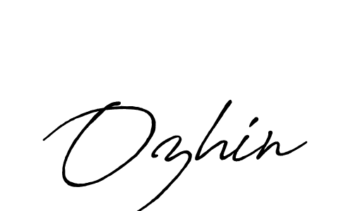 Design your own signature with our free online signature maker. With this signature software, you can create a handwritten (Antro_Vectra_Bolder) signature for name Ozhin. Ozhin signature style 7 images and pictures png
