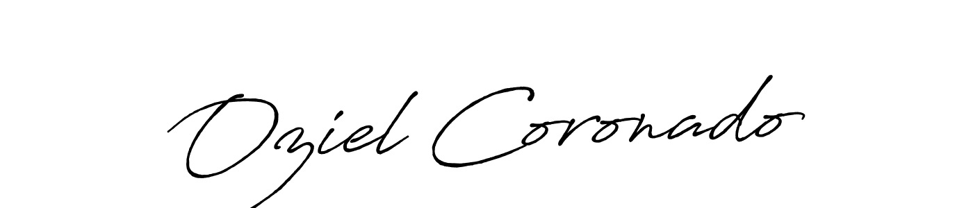 Antro_Vectra_Bolder is a professional signature style that is perfect for those who want to add a touch of class to their signature. It is also a great choice for those who want to make their signature more unique. Get Oziel Coronado name to fancy signature for free. Oziel Coronado signature style 7 images and pictures png