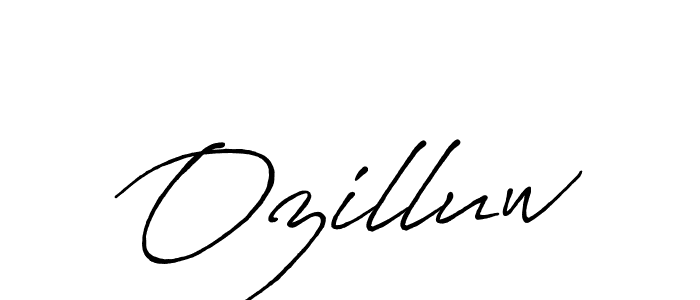 Similarly Antro_Vectra_Bolder is the best handwritten signature design. Signature creator online .You can use it as an online autograph creator for name Ozilluw. Ozilluw signature style 7 images and pictures png