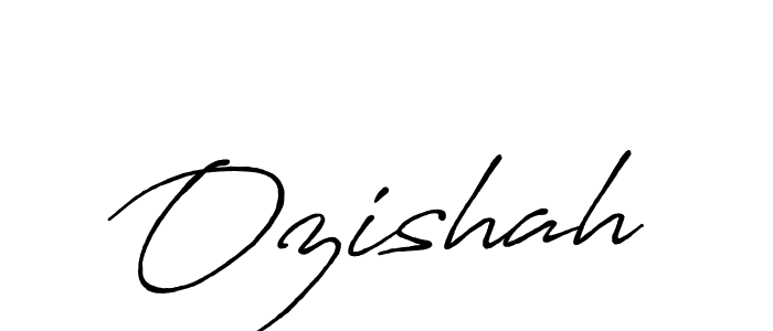 Also we have Ozishah name is the best signature style. Create professional handwritten signature collection using Antro_Vectra_Bolder autograph style. Ozishah signature style 7 images and pictures png