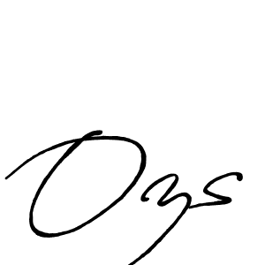 if you are searching for the best signature style for your name Ozs. so please give up your signature search. here we have designed multiple signature styles  using Antro_Vectra_Bolder. Ozs signature style 7 images and pictures png