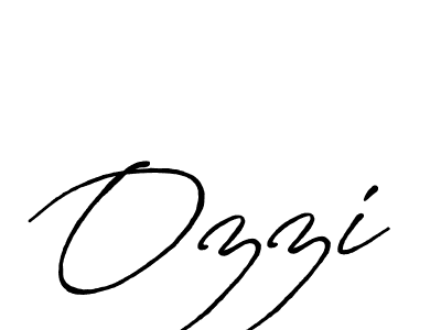 Use a signature maker to create a handwritten signature online. With this signature software, you can design (Antro_Vectra_Bolder) your own signature for name Ozzi. Ozzi signature style 7 images and pictures png