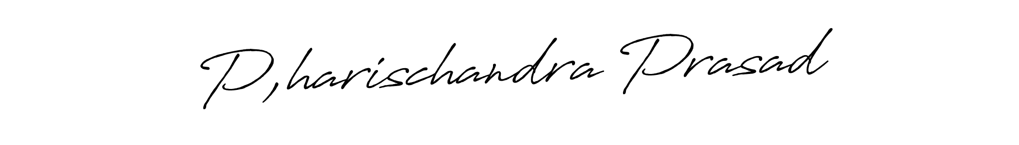 Make a beautiful signature design for name P,harischandra Prasad. Use this online signature maker to create a handwritten signature for free. P,harischandra Prasad signature style 7 images and pictures png