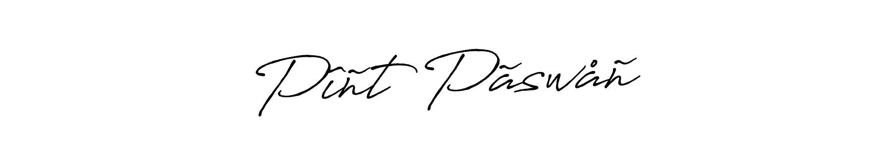 The best way (Antro_Vectra_Bolder) to make a short signature is to pick only two or three words in your name. The name Pîñtů Pãswåñ include a total of six letters. For converting this name. Pîñtů Pãswåñ signature style 7 images and pictures png