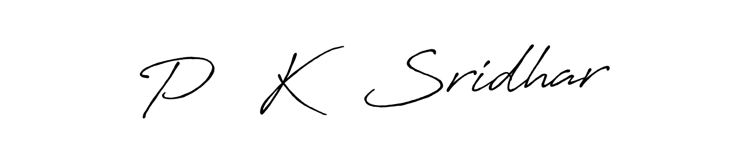 You should practise on your own different ways (Antro_Vectra_Bolder) to write your name (P   K   Sridhar) in signature. don't let someone else do it for you. P   K   Sridhar signature style 7 images and pictures png