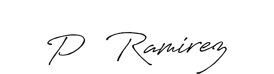 Similarly Antro_Vectra_Bolder is the best handwritten signature design. Signature creator online .You can use it as an online autograph creator for name P   Ramirez. P   Ramirez signature style 7 images and pictures png