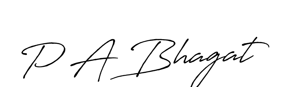 Make a beautiful signature design for name P A Bhagat. Use this online signature maker to create a handwritten signature for free. P A Bhagat signature style 7 images and pictures png