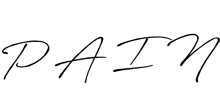 Also You can easily find your signature by using the search form. We will create P A I N name handwritten signature images for you free of cost using Antro_Vectra_Bolder sign style. P A I N signature style 7 images and pictures png