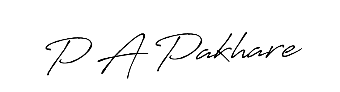 You should practise on your own different ways (Antro_Vectra_Bolder) to write your name (P A Pakhare) in signature. don't let someone else do it for you. P A Pakhare signature style 7 images and pictures png