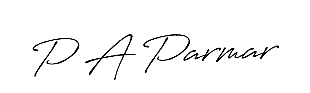 Make a short P A Parmar signature style. Manage your documents anywhere anytime using Antro_Vectra_Bolder. Create and add eSignatures, submit forms, share and send files easily. P A Parmar signature style 7 images and pictures png