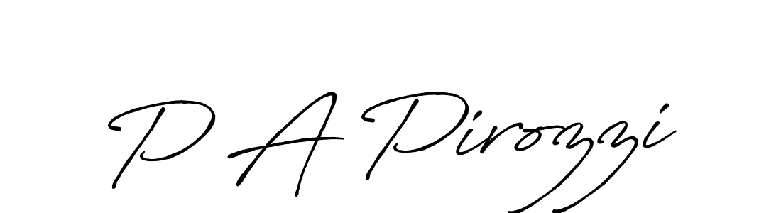 Best and Professional Signature Style for P A Pirozzi. Antro_Vectra_Bolder Best Signature Style Collection. P A Pirozzi signature style 7 images and pictures png