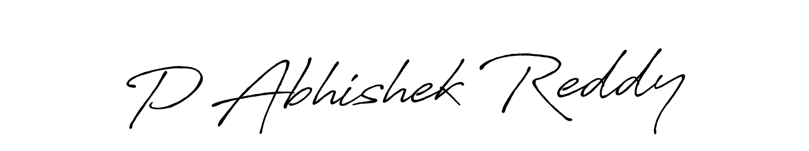 Make a beautiful signature design for name P Abhishek Reddy. Use this online signature maker to create a handwritten signature for free. P Abhishek Reddy signature style 7 images and pictures png