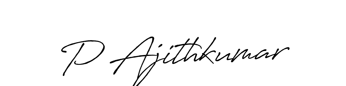 Once you've used our free online signature maker to create your best signature Antro_Vectra_Bolder style, it's time to enjoy all of the benefits that P Ajithkumar name signing documents. P Ajithkumar signature style 7 images and pictures png