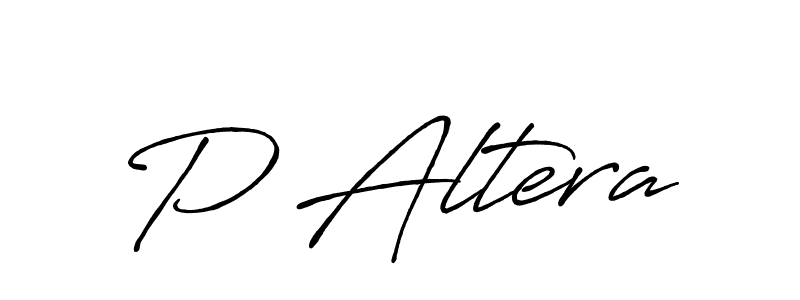 How to make P Altera name signature. Use Antro_Vectra_Bolder style for creating short signs online. This is the latest handwritten sign. P Altera signature style 7 images and pictures png