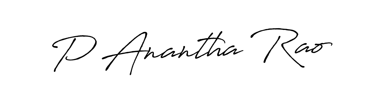 How to make P Anantha Rao signature? Antro_Vectra_Bolder is a professional autograph style. Create handwritten signature for P Anantha Rao name. P Anantha Rao signature style 7 images and pictures png