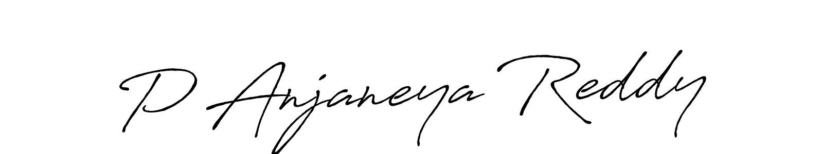 if you are searching for the best signature style for your name P Anjaneya Reddy. so please give up your signature search. here we have designed multiple signature styles  using Antro_Vectra_Bolder. P Anjaneya Reddy signature style 7 images and pictures png
