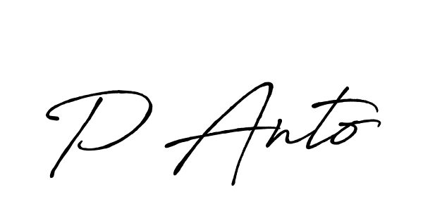 The best way (Antro_Vectra_Bolder) to make a short signature is to pick only two or three words in your name. The name P Anto include a total of six letters. For converting this name. P Anto signature style 7 images and pictures png