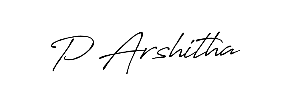 Similarly Antro_Vectra_Bolder is the best handwritten signature design. Signature creator online .You can use it as an online autograph creator for name P Arshitha. P Arshitha signature style 7 images and pictures png