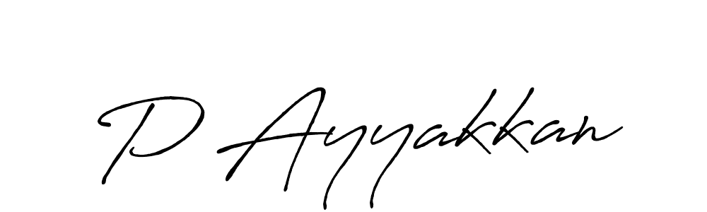 Similarly Antro_Vectra_Bolder is the best handwritten signature design. Signature creator online .You can use it as an online autograph creator for name P Ayyakkan. P Ayyakkan signature style 7 images and pictures png