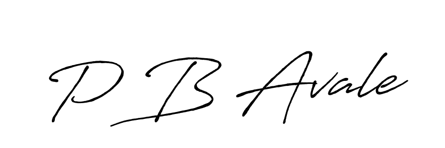 Make a beautiful signature design for name P B Avale. With this signature (Antro_Vectra_Bolder) style, you can create a handwritten signature for free. P B Avale signature style 7 images and pictures png