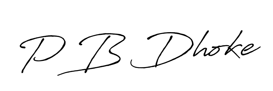 Similarly Antro_Vectra_Bolder is the best handwritten signature design. Signature creator online .You can use it as an online autograph creator for name P B Dhoke. P B Dhoke signature style 7 images and pictures png