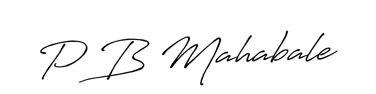 if you are searching for the best signature style for your name P B Mahabale. so please give up your signature search. here we have designed multiple signature styles  using Antro_Vectra_Bolder. P B Mahabale signature style 7 images and pictures png