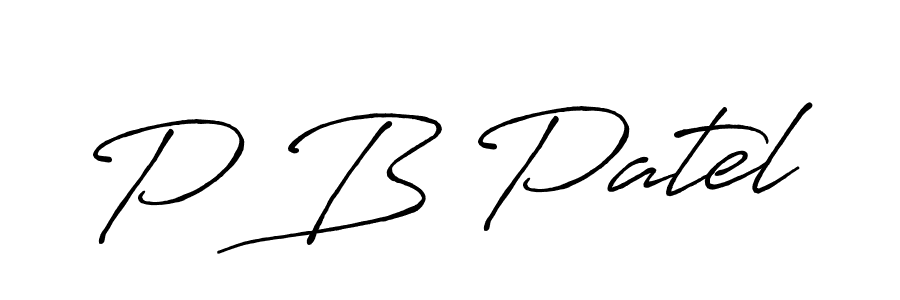How to Draw P B Patel signature style? Antro_Vectra_Bolder is a latest design signature styles for name P B Patel. P B Patel signature style 7 images and pictures png